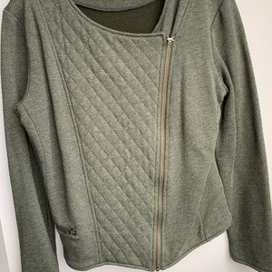 Athleta zip up fleece jacket